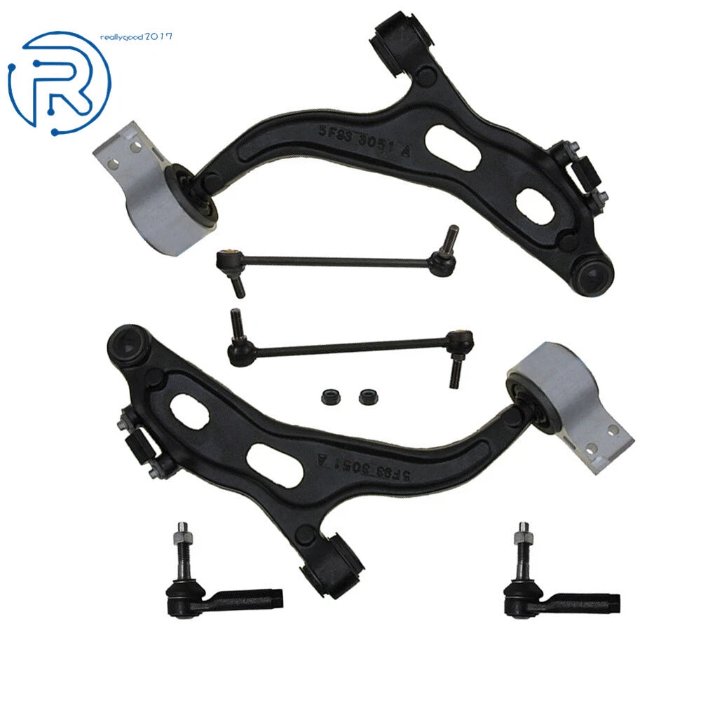 Front Lower Control Arm Tie Rods Kit for Ford Flex Taurus Lincoln MKS MKT (2010-2012)