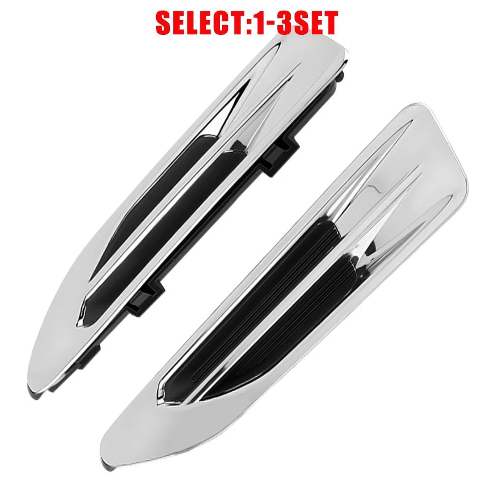Set of 2 Front Fender Garnish Side Chrome Molding for Kia Optima EX (2016–2018)