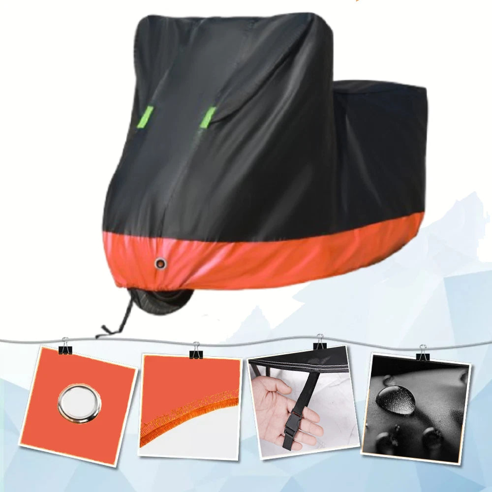 Motorcycle Cover for XL Bike (Waterproof, Outdoor, UV Protection)
