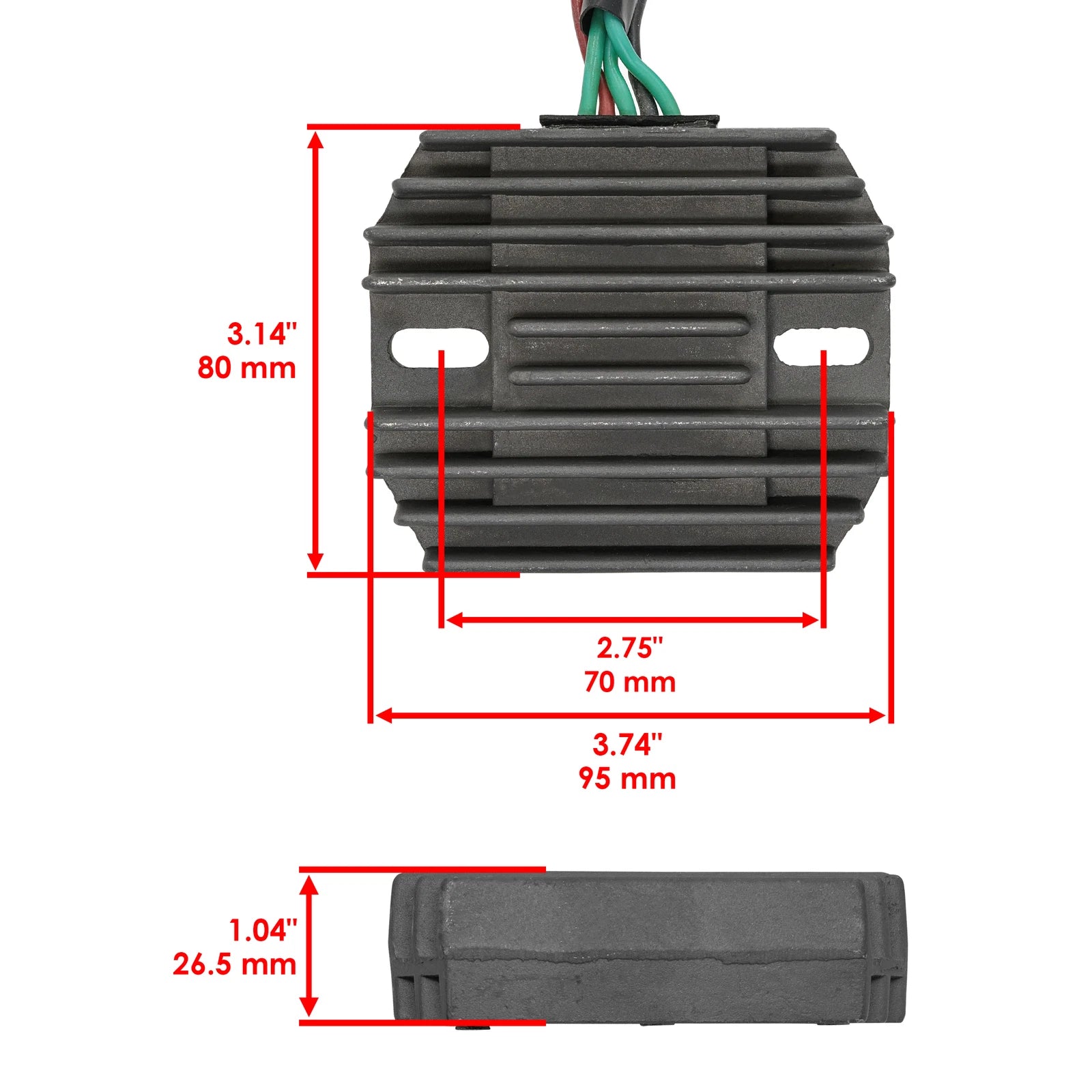 Regulator Rectifier for Mercury Marine 75 Hp 4-Stroke (2000–2005)