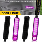 4X Purple Door Courtesy Light for Silverado Suburban Tahoe Sierra Yukon Hummer V