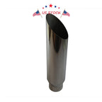 Stainless Steel Exhaust Tip for Universal Fit (3" Inlet, 4" Outlet)