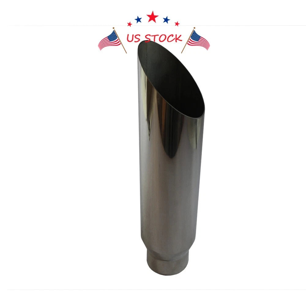 Stainless Steel Exhaust Tip for Universal Fit (3" Inlet, 4" Outlet)