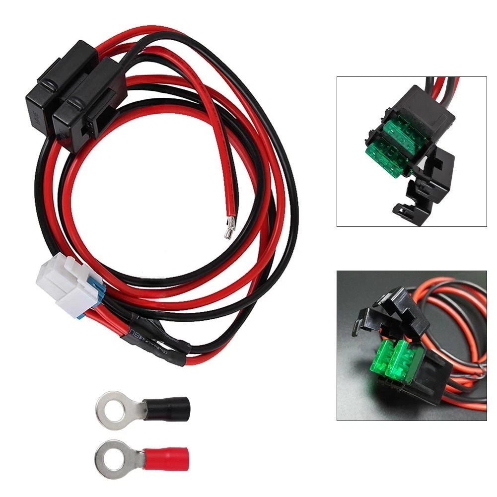 Abrasion Resistant Radio Power Supply Cable for Compatible Models