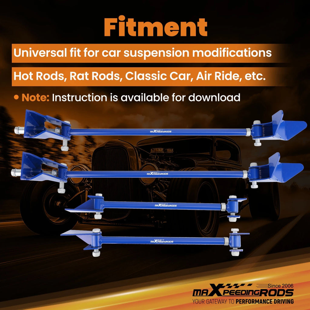 4 Link Kit for Chevrolet S10 (1994-2004) with Welded Brackets