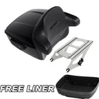 Trunk Backrest Pad Mount Rack for Harley Electra Glide (2014–2023)