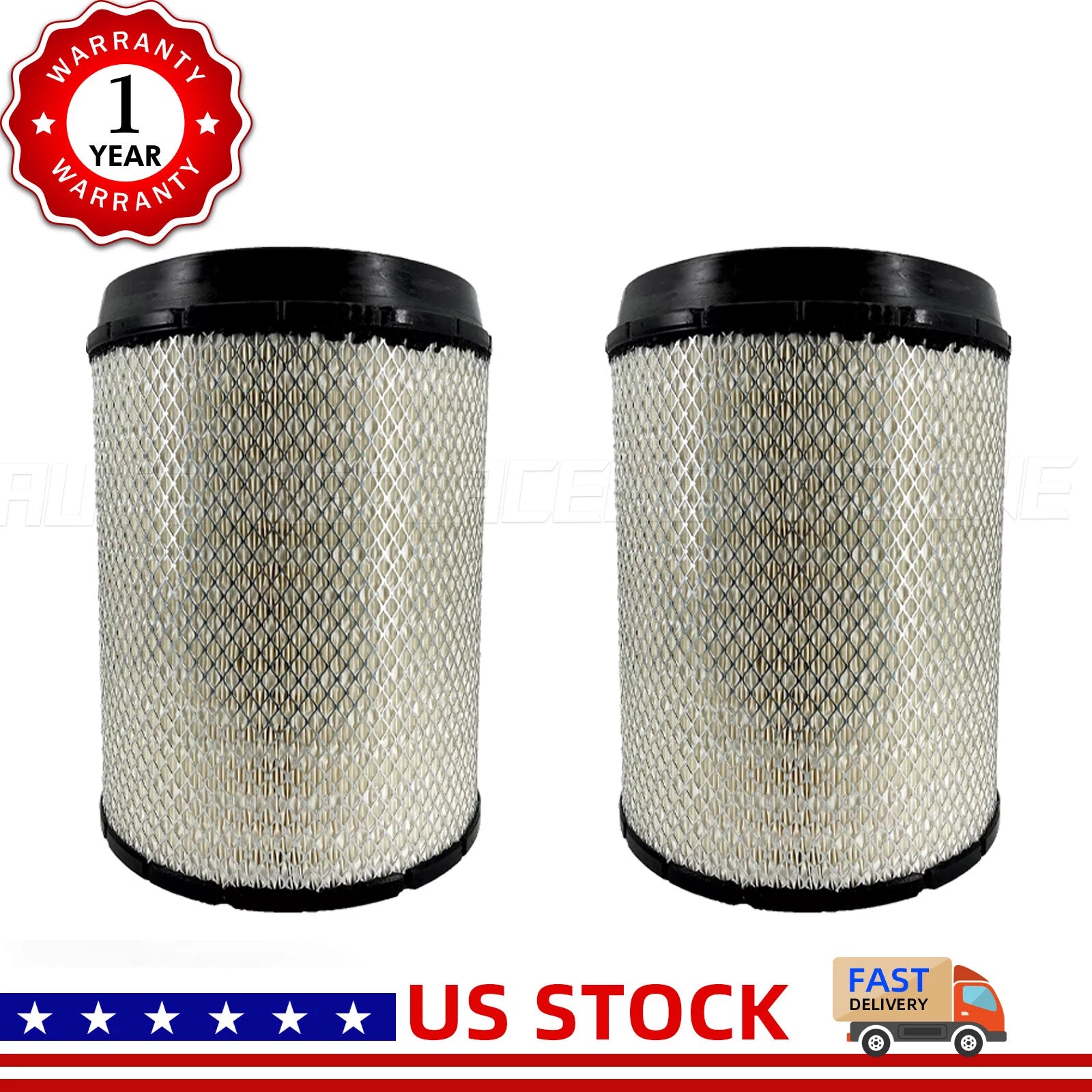 2X Engine Air Filter for International Prostar - Durastar (Replaces: AF26103, RS4862)