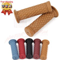 7/8" Rubber Handlebar Grips for Motorcycle Bike Cafe Racer ATV (Fits Various)