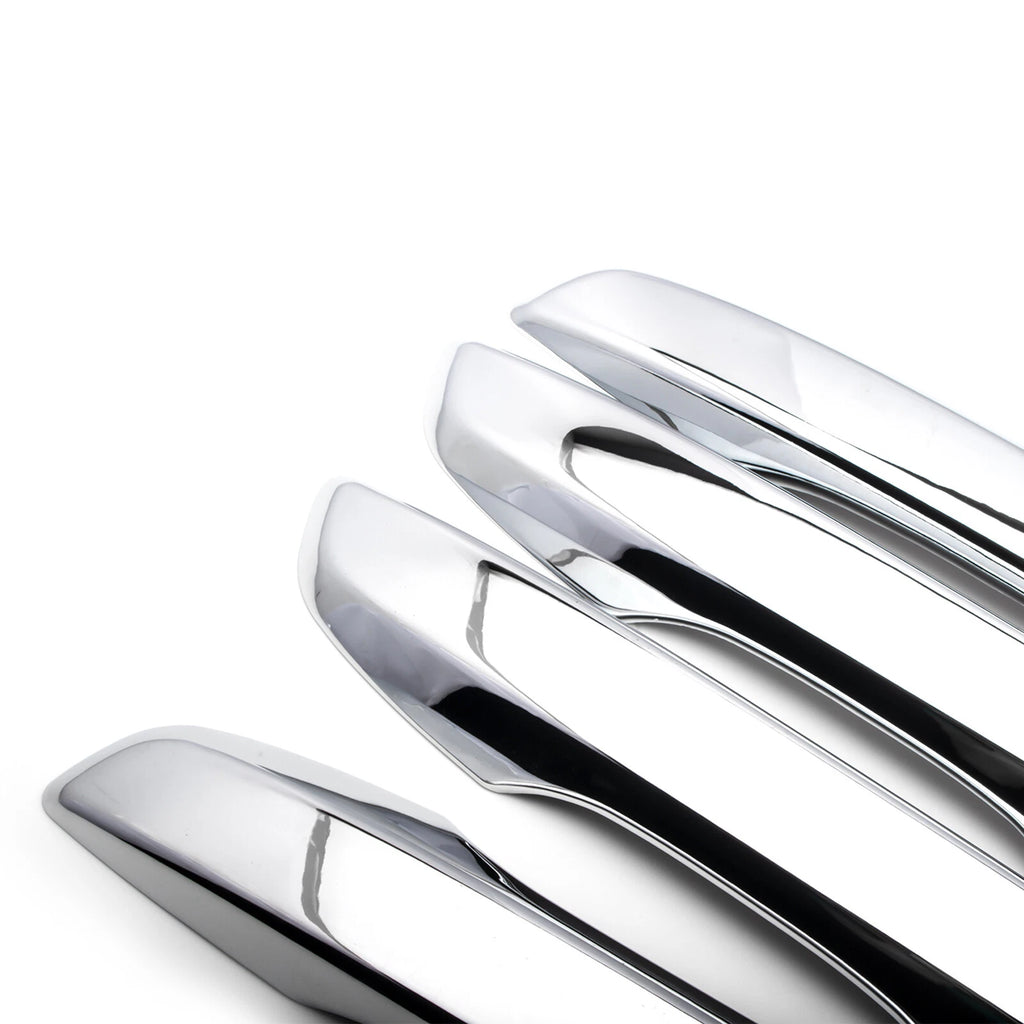 Chrome Door Handle Smart Keyhole Strip Overlay Moulding for Honda Civic (2016-2021)