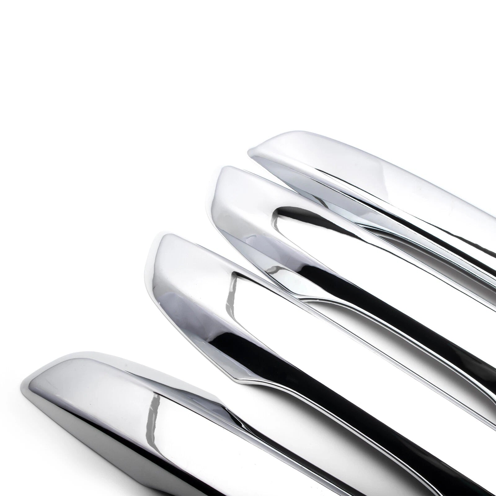 Chrome Door Handle Smart Keyhole Strip Overlay Moulding for Honda Civic (2016-2021)