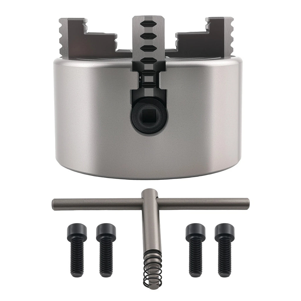 4 Jaw Self Centering Lathe Chuck for K72-100 (100mm)