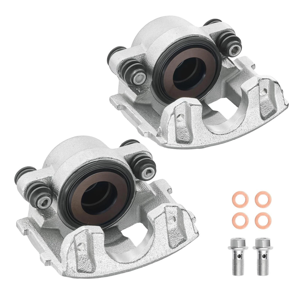 2Pcs Brake Calipers for Jeep Cherokee Wrangler (1990–2002) 2.5L