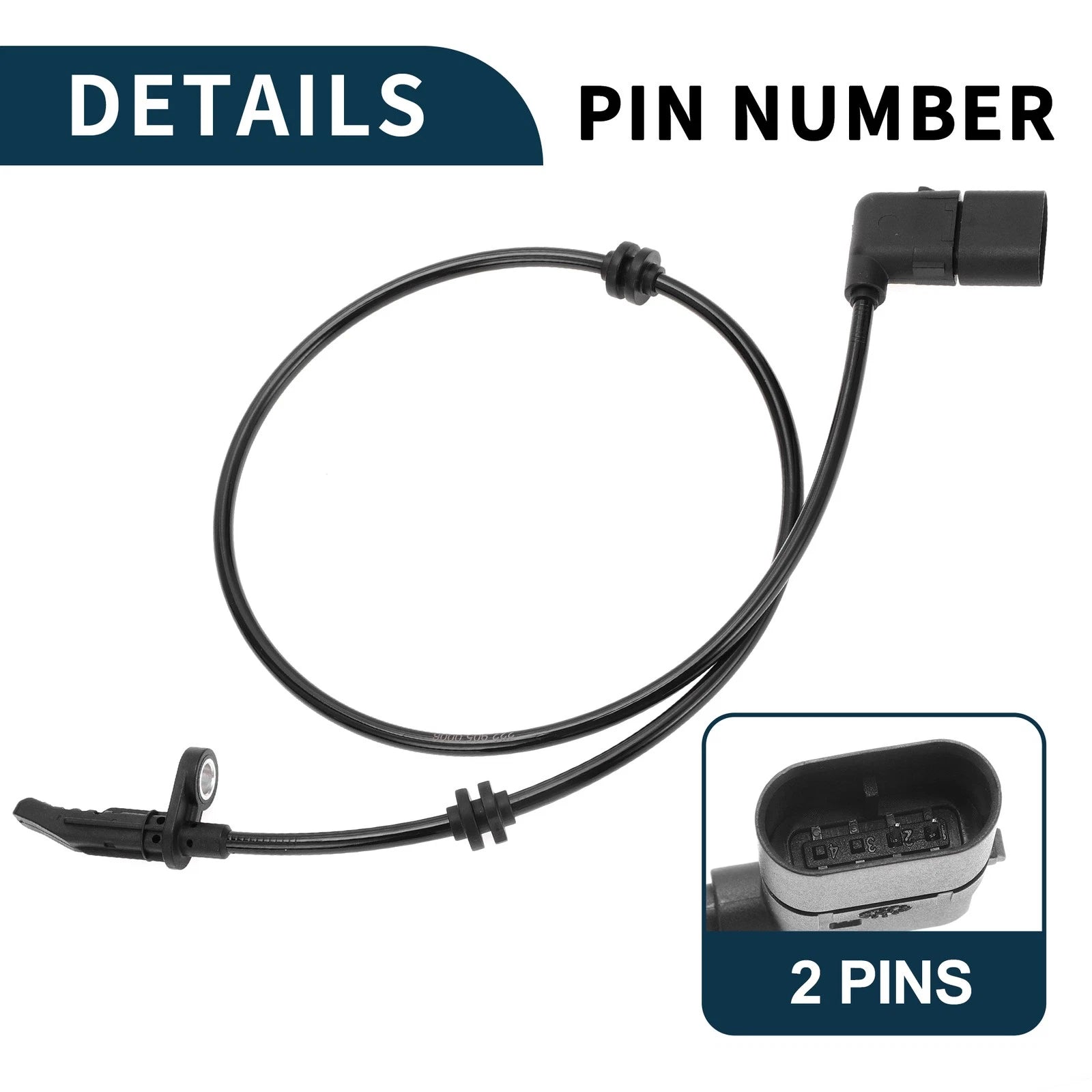 ABS Wheel Speed Sensor Set of 2 for Mercedes-Benz S450 (No.A2229050006)