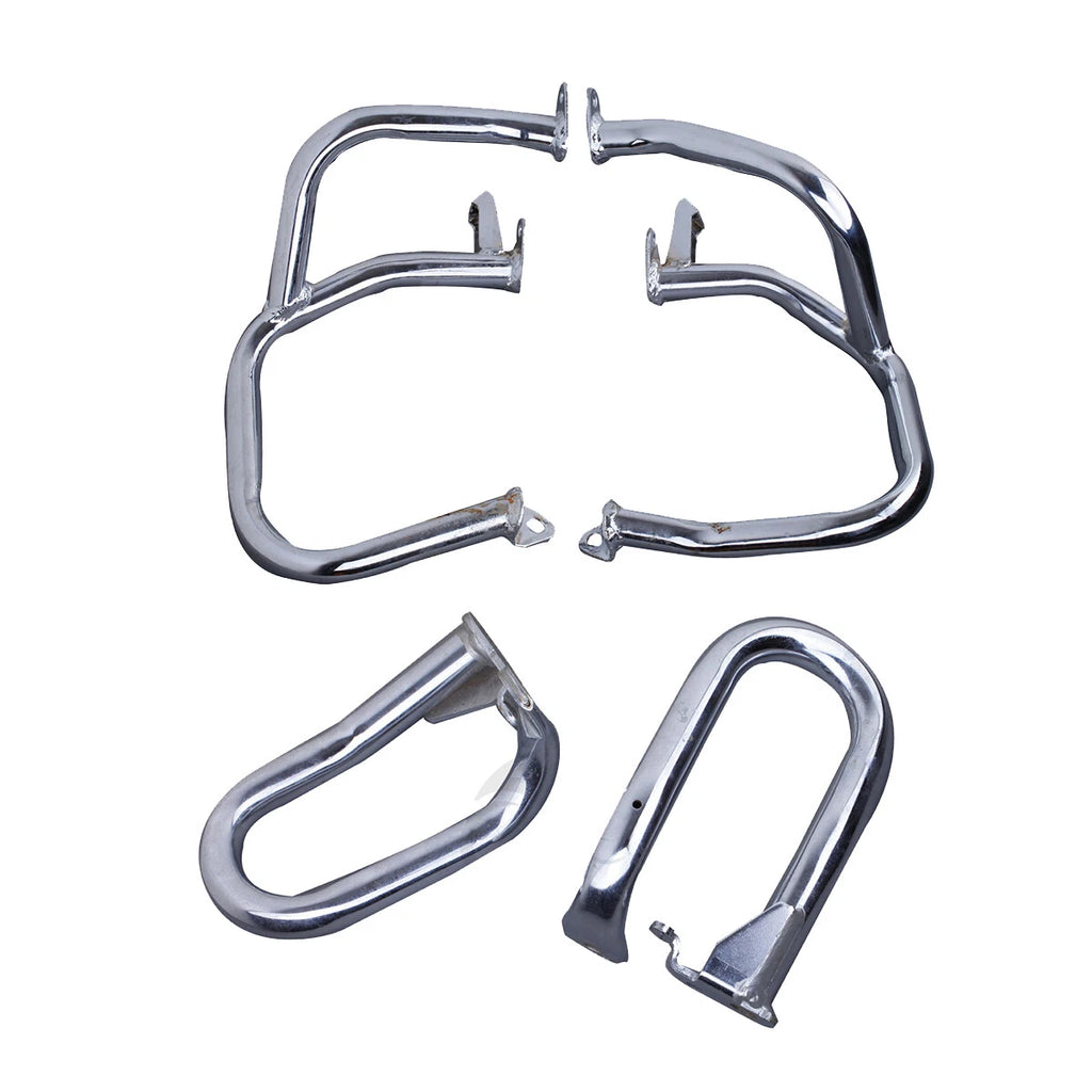 Front Rear Engine Guards Crash Bars for Honda Goldwing GL 1800 (2001–2017) Chrome