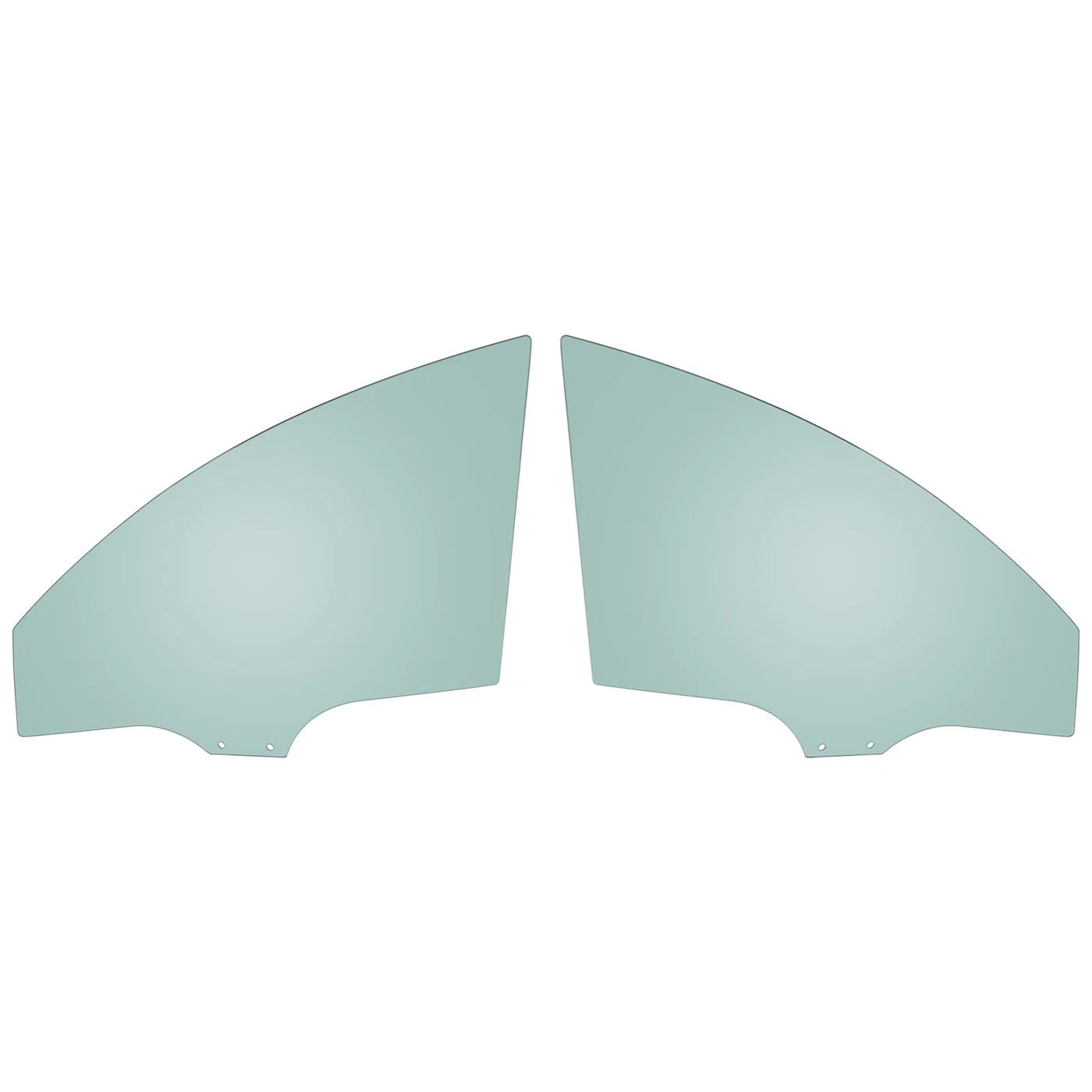 Door Glasses Set of 2 for Mazda (Front Driver & Passenger Side)
