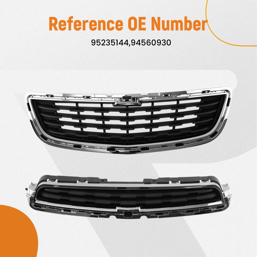 Upper Lower Grille for Chevrolet Trax LS LT LTZ (2014–2016) 95235144
