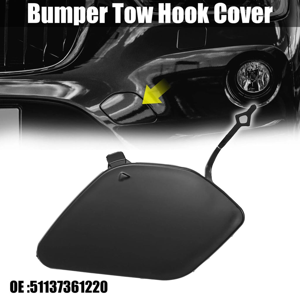 Tow Hook Cap for BMW X1 28i (2016–2019) 51137361220 Bright Black
