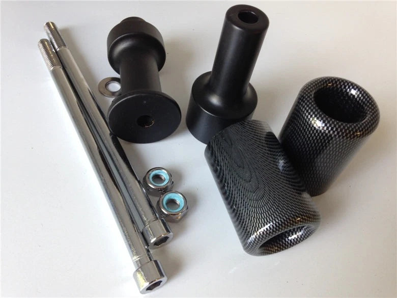 No Cut Frame Slider Protector for Kawasaki Z1000 (2003–2006) Carbon