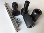No Cut Frame Slider Protector for Kawasaki Z1000 (2003–2006) Carbon