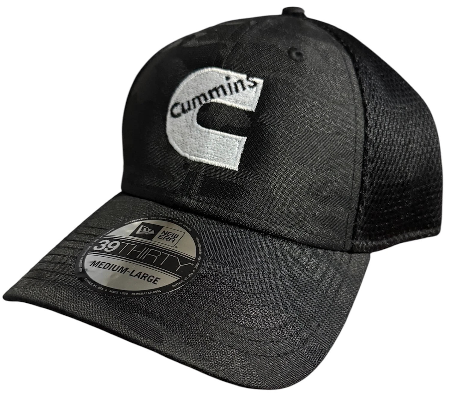 Cummins Black Camo Baseball Cap for Universal Fit (39 Thirty)