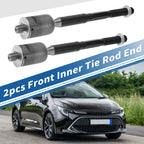2 Pcs Front Inner Tie Rod End Links for Toyota Solara (2004–2008) No.EV420
