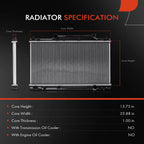 Radiator for Honda Civic (2002-2005) Aluminum