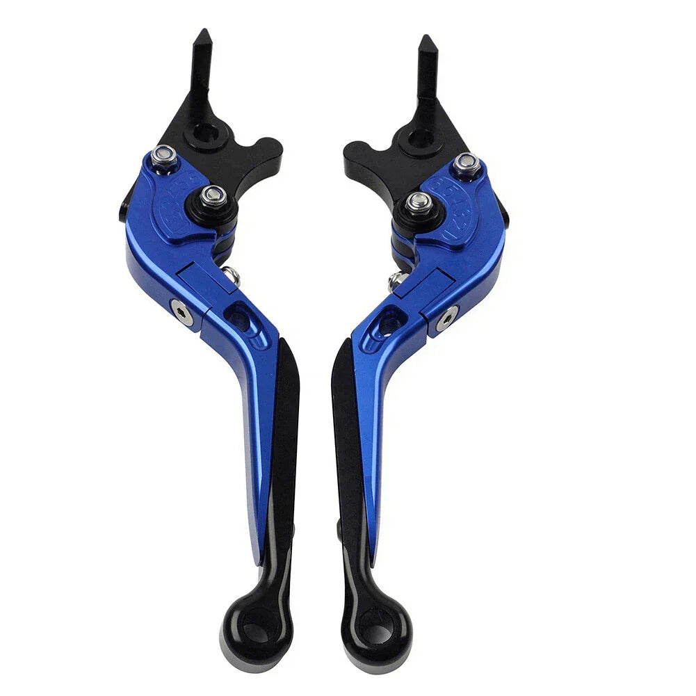 CNC Blue Extendable Brake Clutch Levers for Yamaha YZF R3 R25 MT-03 (15-23)