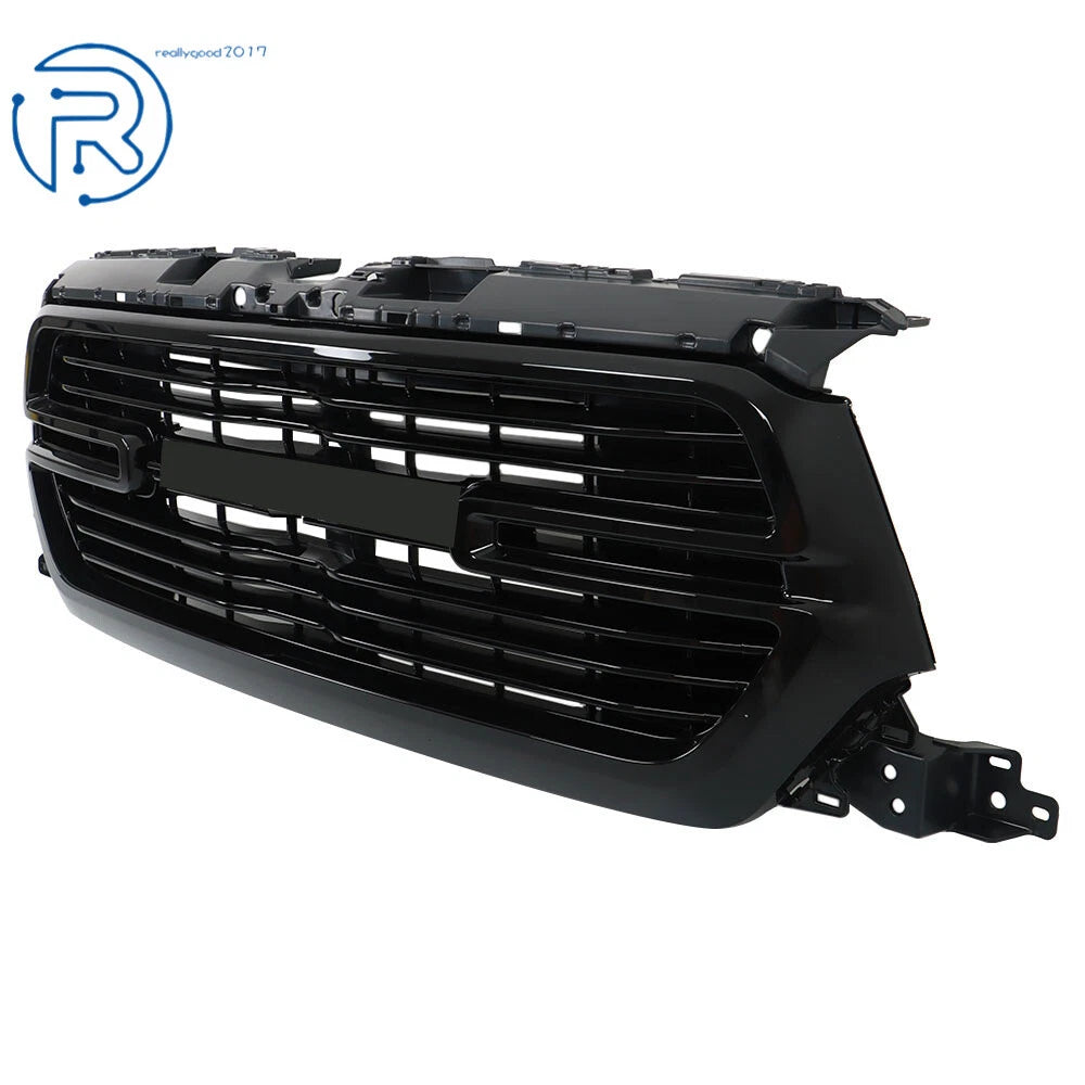 Front Upper Grill Assembly for Dodge Ram 1500 (2019-2022) Glossy Black