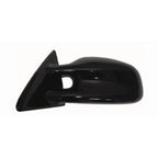 Replacement Black Gloss/Ready to Paint Driver Side Power Door Mirror