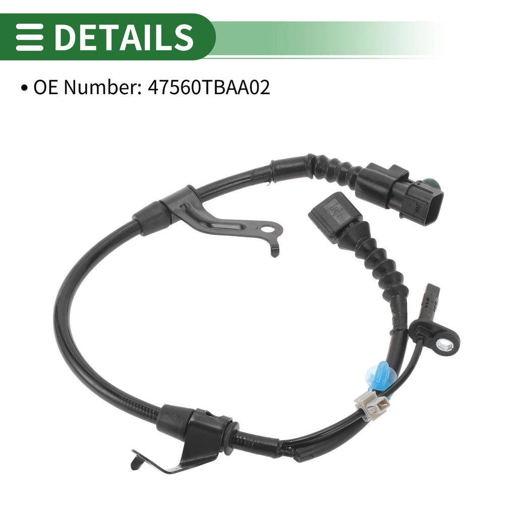 ABS Wheel Speed Sensor No. 47560TBAA02 for Honda Civic (2016–2021) Rear Left
