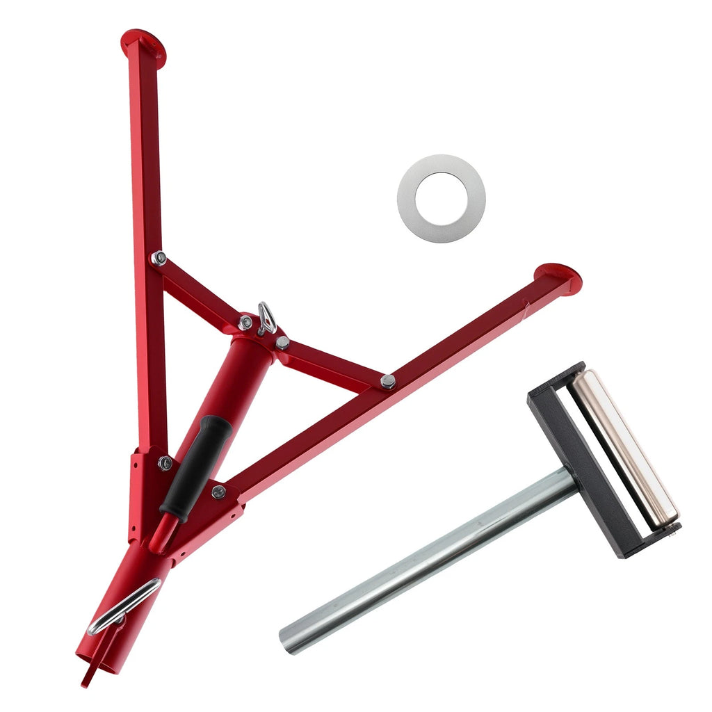 Adjustable Roller Stand Jack 2500lbs for Universal Use (27.6-52in Height)