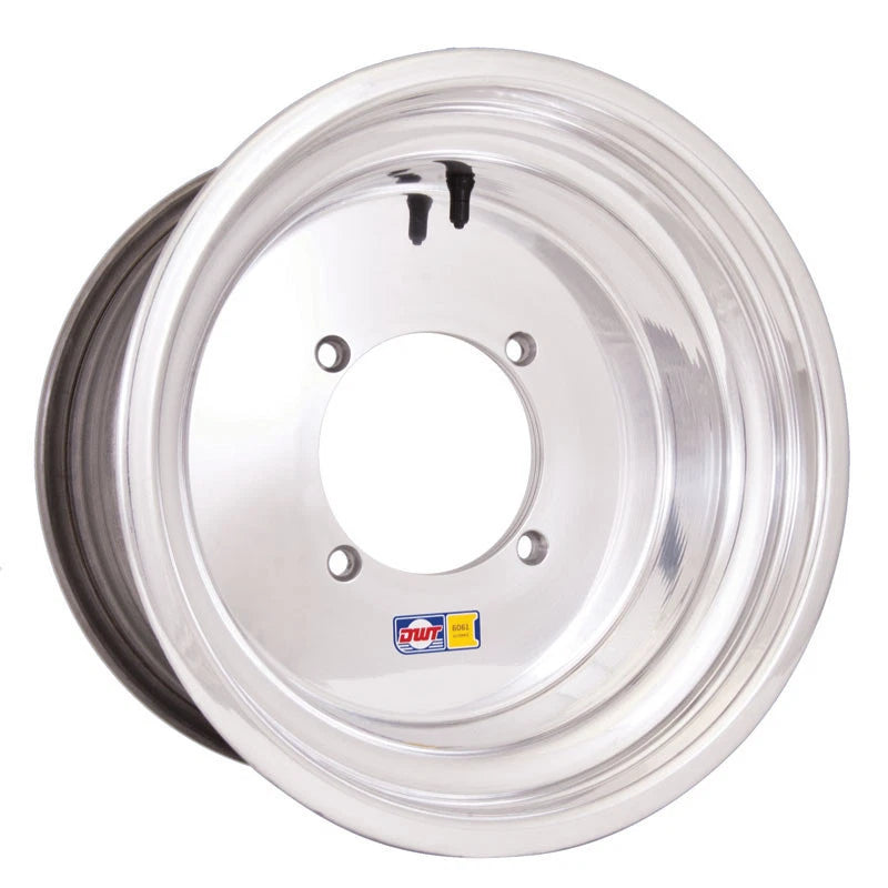 Set of 4 DWT 14" Polished Rims for Polaris RZR XP Turbo (14x8, 14x10)