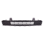 Replacement Gray Matte/Textured Polypropylene Front Bumper Cover Grille