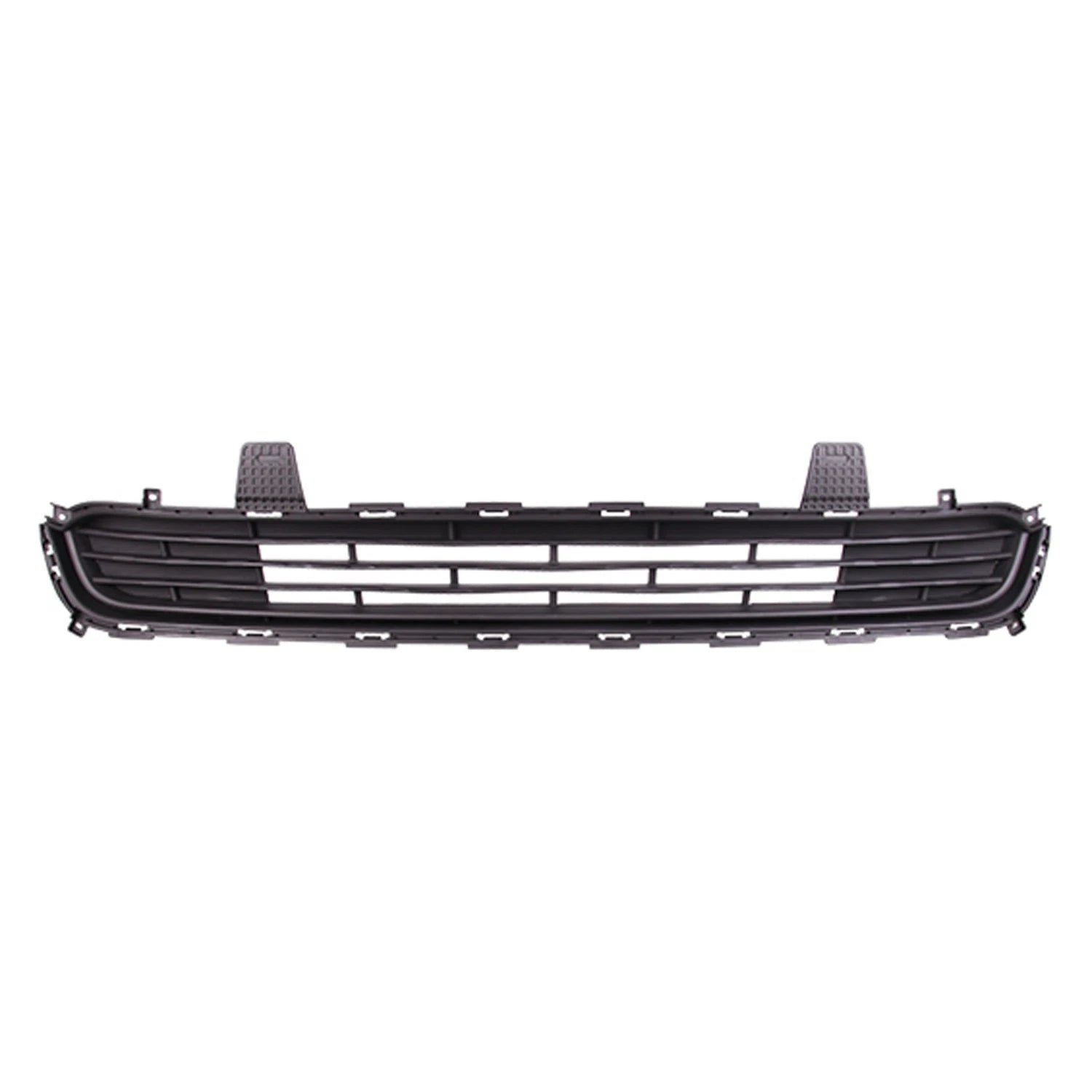 Replacement Gray Matte/Textured Polypropylene Front Bumper Cover Grille
