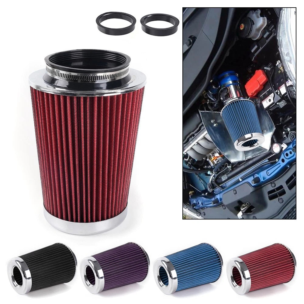 High Flow Cold Air Intake Filter for 3", 3.5", 4" Inlet