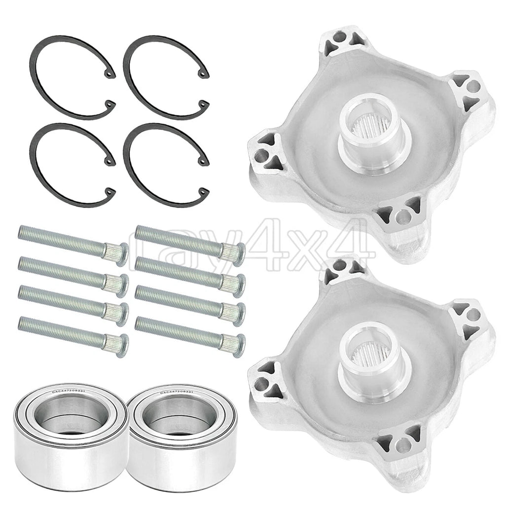 Front Wheel Hubs & Bearings & Studs for Polaris RZR 570 800 RZR S 800 (2008–2014)