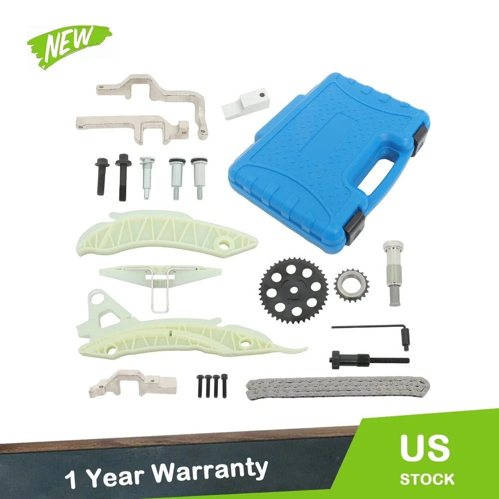 Timing Chain Kit with Locking Tool for MINI Cooper S R56 R55 N14 N12 N14B16 (2007–2015)