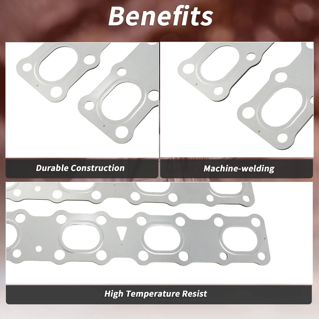 2X Exhaust Manifold Header Gasket for Nissan Armada NV (2004–2017) No. 140367S001
