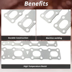 2X Exhaust Manifold Header Gasket for Nissan Armada NV (2004–2017) No. 140367S001