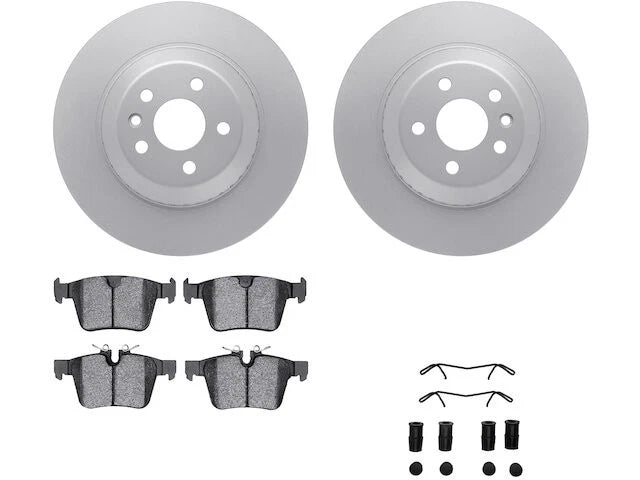 Rear Brake Pad and Rotor Kit for Jaguar F-Pace (2021) QJ211CR