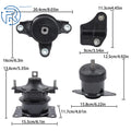4PCS Engine Motor & Trans Mount Set for Acura TL 3.5L 3.7L (2009–2014)