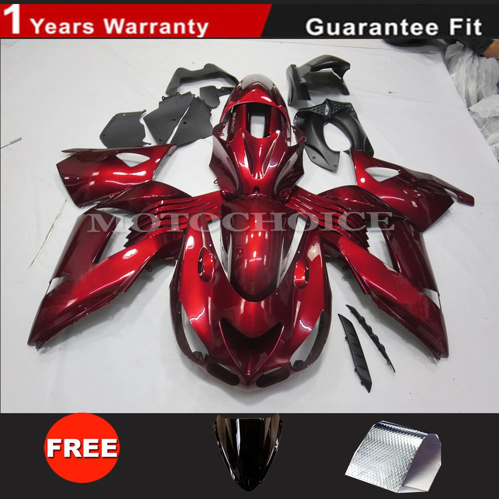 Fairing Kit for Kawasaki Ninja ZX14R (2006–2011) ABS Injection Bodywork Red