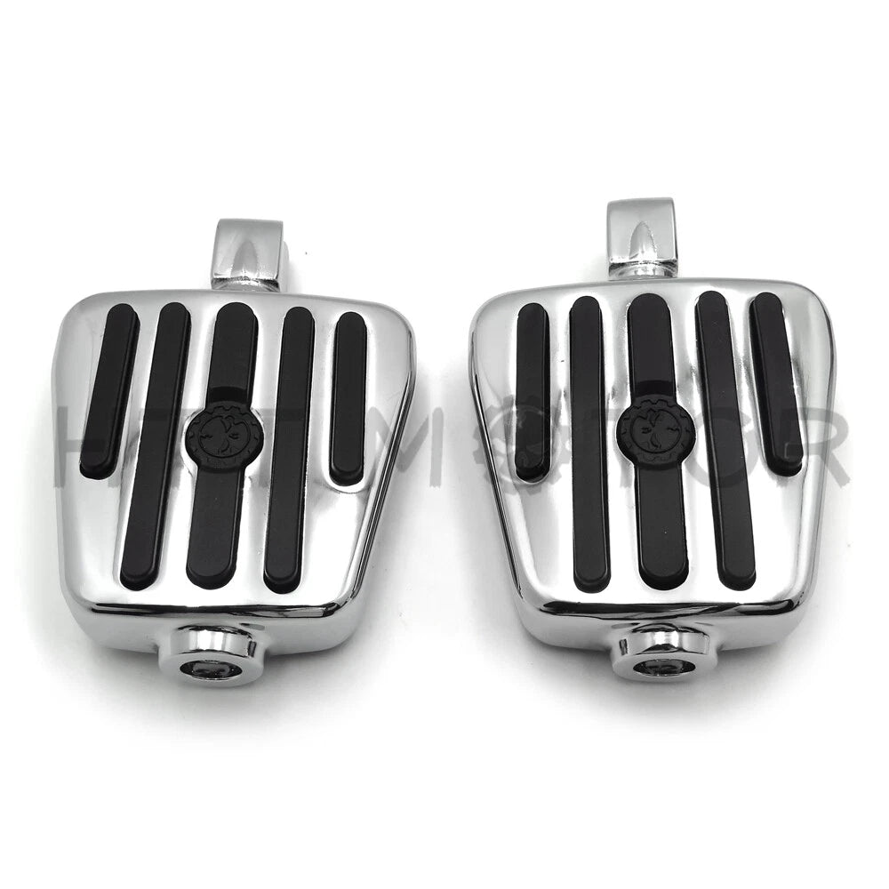 Skull Footpegs for Kawasaki Vulcan, Suzuki Boulevard, Yamaha V-Star (2)