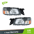 Headlights Replacement for Subaru Forester (2003–2004) L+R Clear Lens Halogen