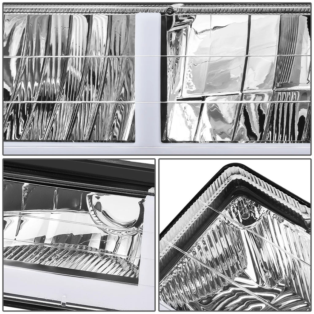 LED Headlight & Bumper Turn Signal Lamp for Chevy GMC C/K (1988–2000)
