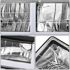 LED Headlight & Bumper Turn Signal Lamp for Chevy GMC C/K (1988–2000)