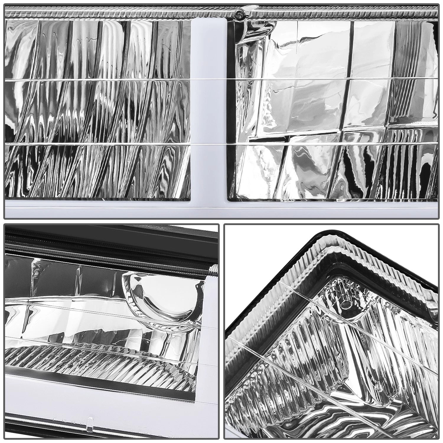 LED Headlight & Bumper Turn Signal Lamp for Chevy GMC C/K (1988–2000)