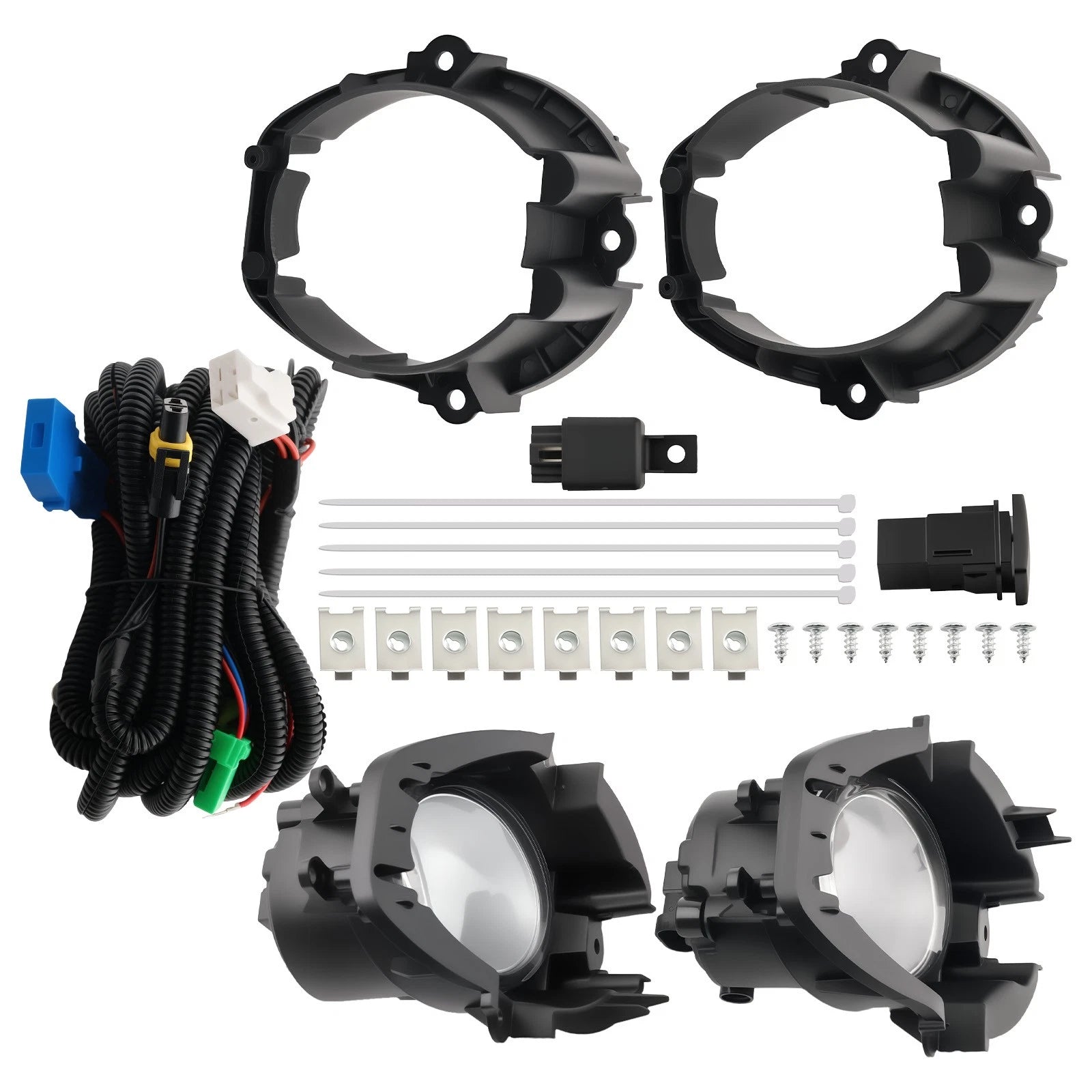 Fog Lights for Toyota RAV4 (2006–2008) Clear Lens with Switch & Wiring 812100D042