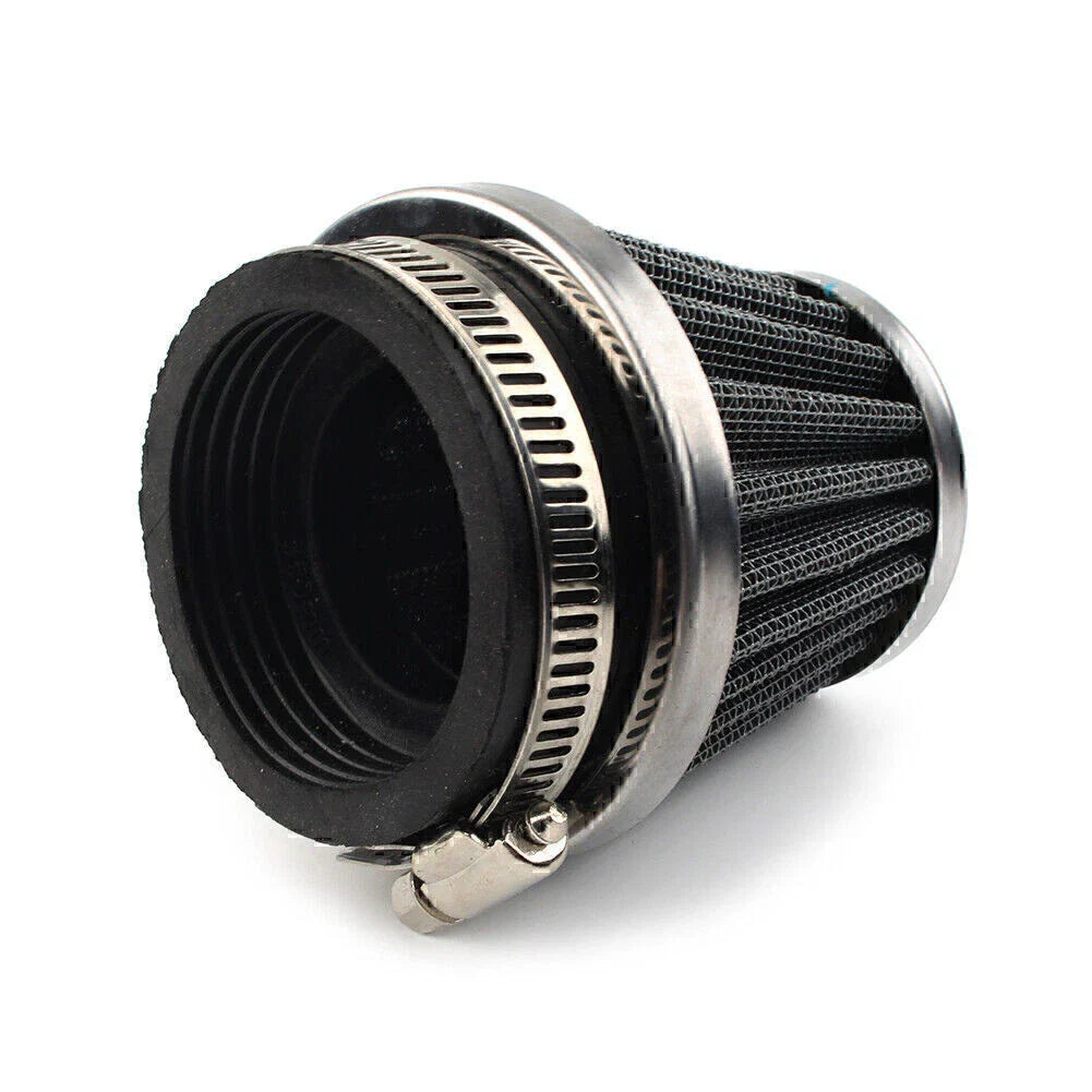50mm Chrome Air Filter for Honda Yamaha Suzuki Motorcycle ATV Dirt Bike