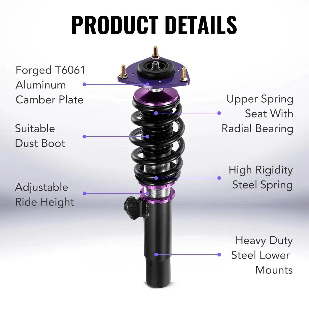 32 Way Damper Coilovers Shocks for Volkswagen GTI (2015–2021) Suspension Kit